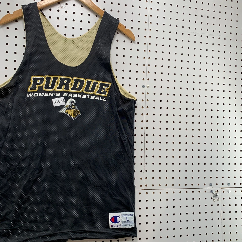 Camiseta deportiva de baloncesto reversible Champion Purdue vintage de los 90 para mujer grande 19x26 EE. UU. Foto 4 de 4