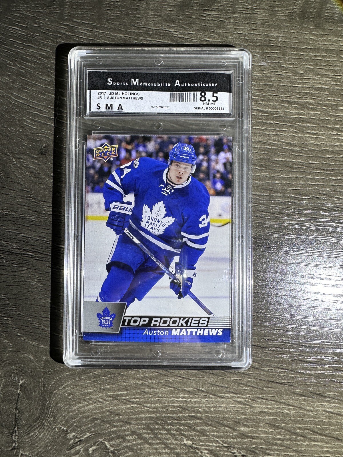 2017 UD #R-1 Auston Matthews SMA 8.5