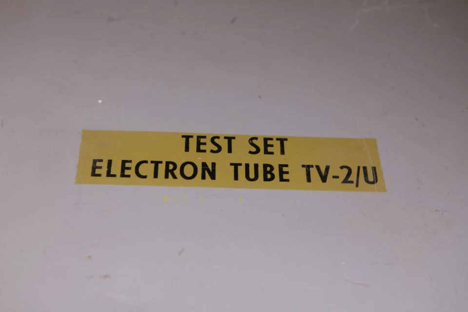 Signal Corps TV-2/U Military Tube Tester - Image 3 of 4