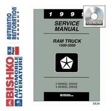 1999 Dodge 1500-3500 Ram Truck Factory Shop Service Manual Cd 1999 Dodge 1500-3500 Ram Truck Factory Shop Service Manual Cd
