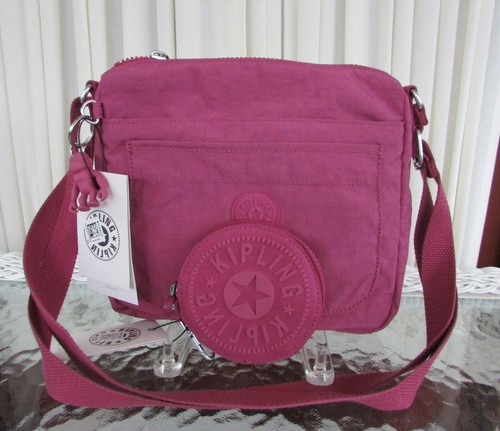 Kipling Sebastian Crossbody Bag Fig Purple HB6877 \u0026 Marguerite Coin Purse  NWT | eBay