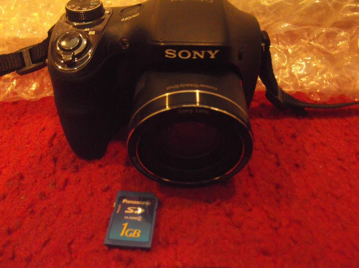 Sony Cyber Shot DSC H300 20.1MP 35x Digital Camera Black