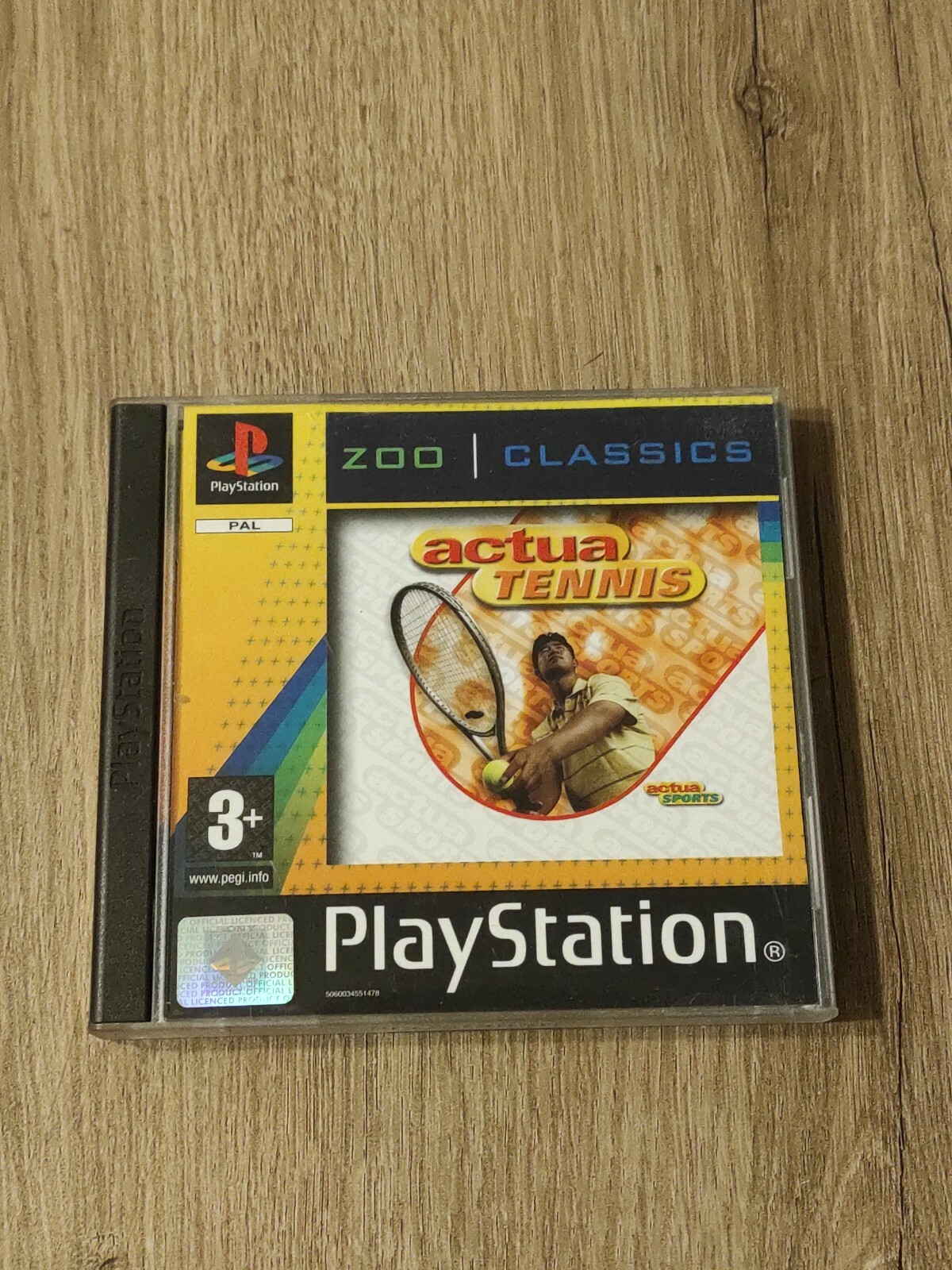 Jeu vidéo playstation 1 ps1 actua tennis