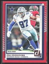 2025 Donruss #253 Osa Odighizuwa Press Proofs Red