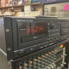 TASCAM CD-A550 CD MP3 Play combo Cassette Reverse Player and Recorder Tested