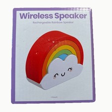 GEMS 'Rainbow' Novelty Speaker: Rechargeable Portable with Radio Frequency