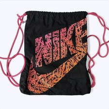 Nike Swoosh Cinch Pack Drawstring Bag Zipper ...