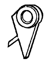 Cal Scale 415 HO Scale Nose Lift Rings -- For F-Unit - 1 Pair