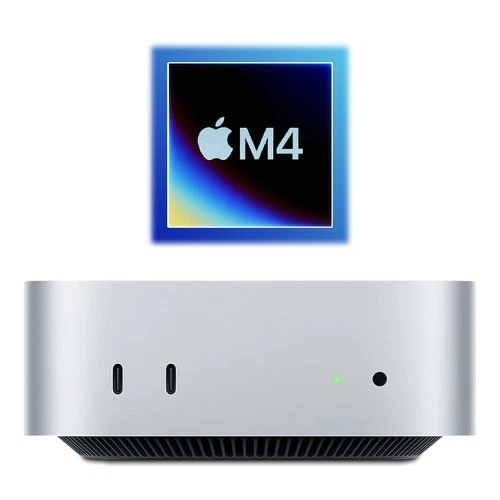 2024 Apple M4 Mac mini 4.40GHz/16GB/256GB SSD (Silver) - A3238 w/1 Year Warranty