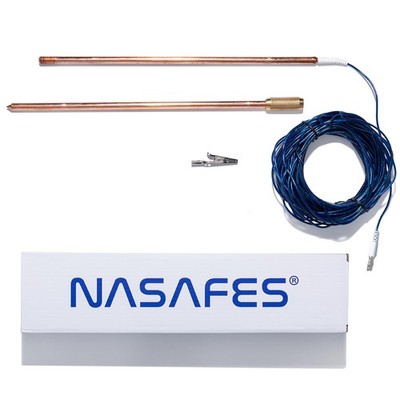Grounding Rod For Fence And Generator Grounding Kit, Portable Plug & Play Cop...