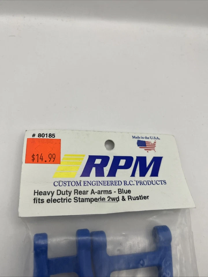 RPM 80185 Blue Rear Suspension A-Arms Traxxas 2wd Rustler, Stampede, Bigfoot - Image 2 of 2