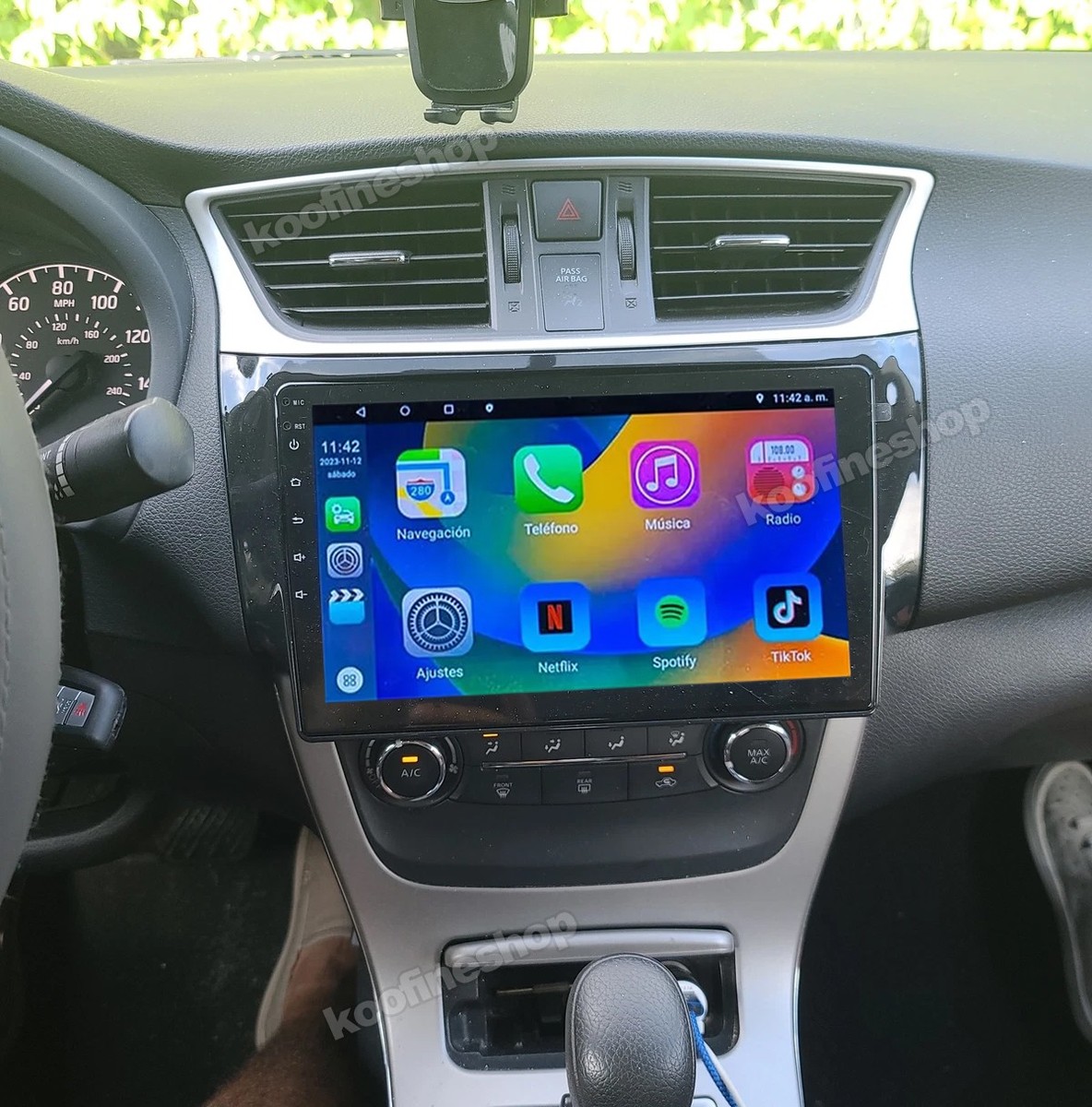 Apple CarPlay For 2012-2019 Nissan Sentra Sylphy Android 13 Car