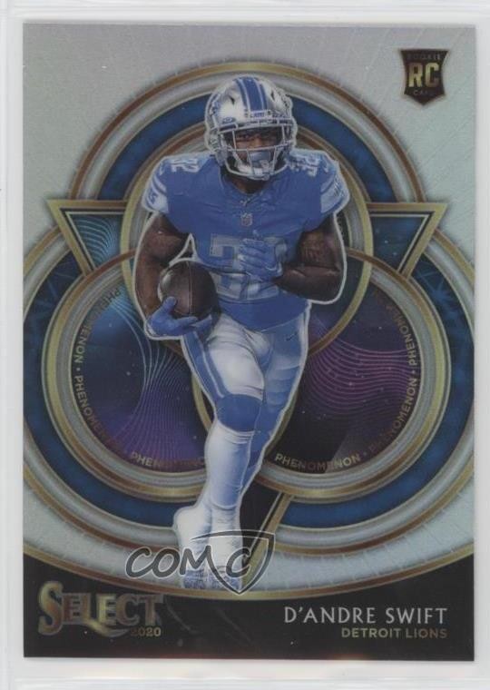 2020 Panini Select Phenomenon Silver Prizm D'Andre Swift #P22 0b3