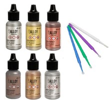 New Ranger Tim Holtz Alloy Bundle with PTP Flash Deals Detail Sticks Rose,