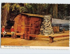 Postcard Tharps Log Sequoia National Park California USA