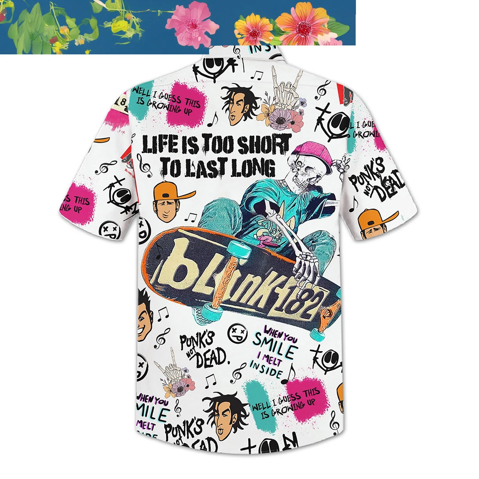 B182 Life Is Too Short To Last Long Hawaiian Shirt