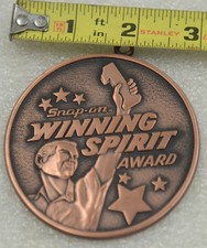 Snap-on Tools 1984 Winning Spirit Award Olympic Bronze Metal New Old Stock