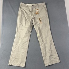 Dockers Pants Mens Size 38X34 Beige Comfort Khaki D3 Classic Fit Flat Front