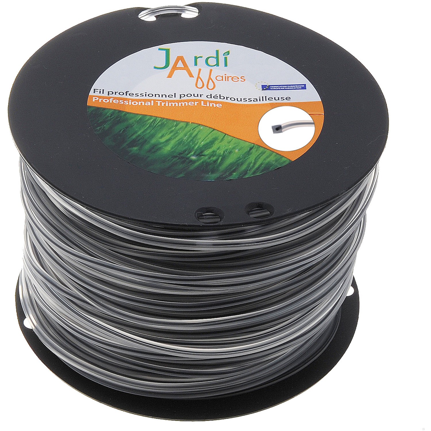 Fil débroussailleuse 3mm carré Twin Pro haute résistance anti-fusion 109m