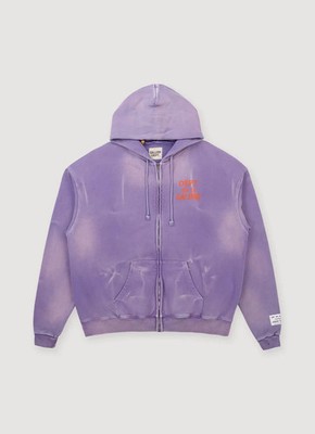 Gallery Dept Purple Zip Up Hoodie De La Galerie Large Authentic | IN HAND