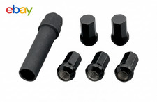Honda Genuine Mugen Black Heptagon Wheel Nut Lug Nut Set 7-sided 08181-xxb-k0s0