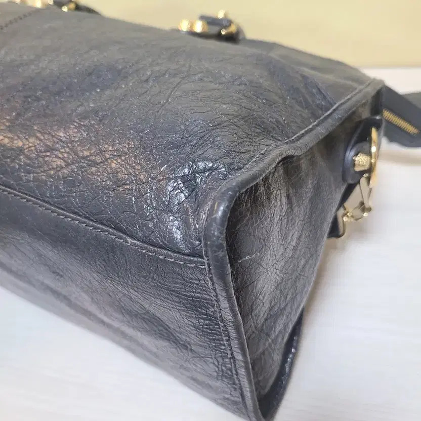 Balenciaga Motor Bag Leather Shoulder Bag with Accessories thumbnail 8