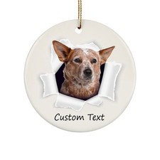 Personalized Name Australian Cattle Dog Gifts For Christmas Tree 2021 - Coffe...