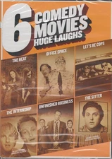 6 Comedy Movies: The Heat / Office Space / Let's Be Cops / The Internship / ...