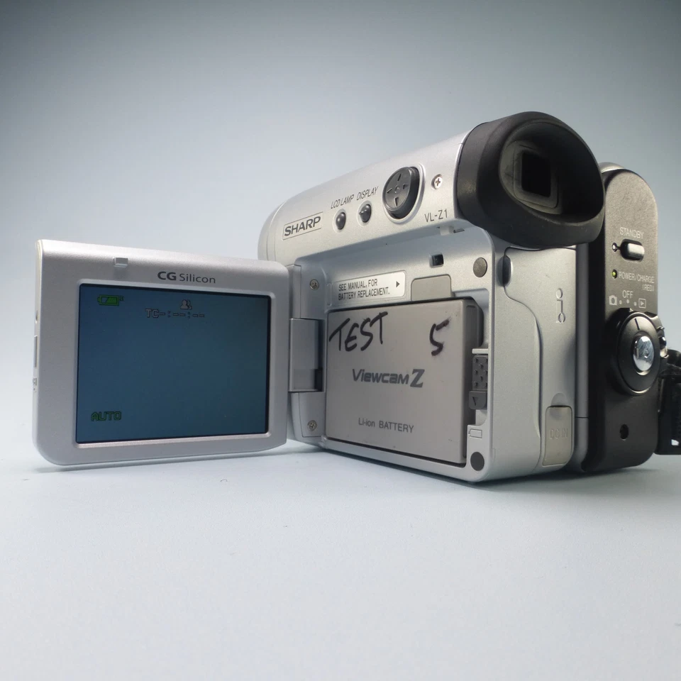 Sharp VL-Z1H Handheld MiniDV Camcorder Silver Tested - Image 4 of 4