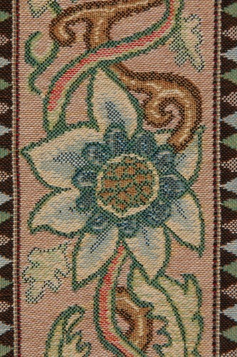 Tree of Life - Pastel William Morris Belgian Woven Floral Tapestry Bell Pull NEW - Afbeelding 6 van 8