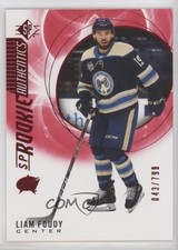 2020-21 SP Retail SP Rookie Authentics Red 43/799 Liam Foudy #105 1s8