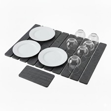 byGeorge - Stone Dish Drying Mat for Kitchen Counter - Quick Dry Diatomaceous...