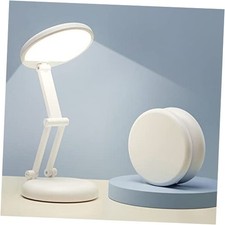 Cordless Desk Lamp,Dimmable Small Battery Powered Lights,3600mAh White