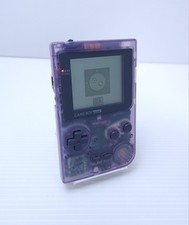 Rare Nintendo Game Boy Pocket Clear Purple MGB-001 Console Tested