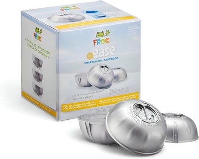 FROG @Ease Floating Replacement SmartChlor Cartridge 3-Pack Frog (01-14-3258)