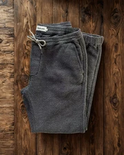 Taylor Stitch The Apres Pant Jogger Charcoal Sashiko Men’s M NWOT Organic Cotton