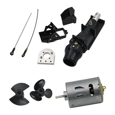 RC Boat 540 Motor Pump Spray Thruster mit Motorpads Wasser Turbo Power Servo