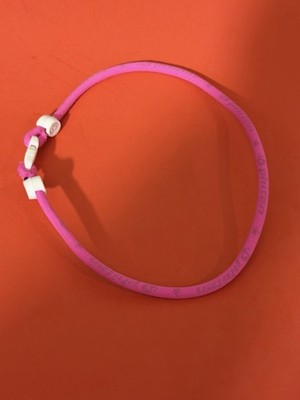 Phiten Titanium Necklace X30 - Pink - 18  - NEW, LOOSE Free Ship