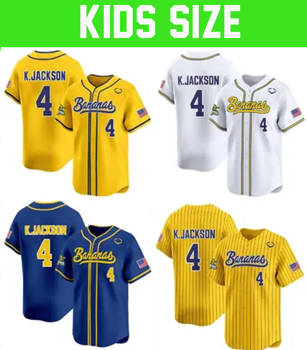 Savannah Bananas Kj Jackson Jersey Baseball Jersey Player S-5XL
