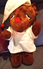 Excel 1959 Travelodge sleepy Bear with Nightshirt Cap Advertising 19-20" 59