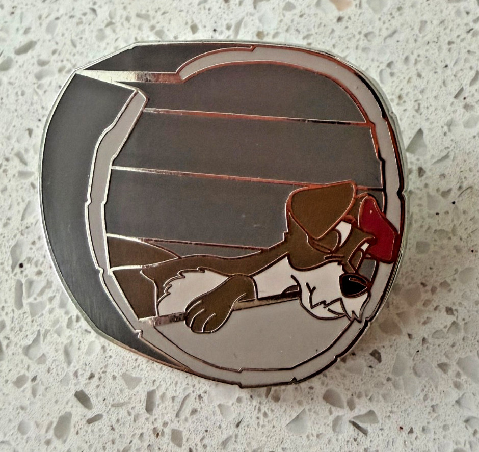 2022 Disney Pin Sweet Dreams Mystery Pin Tramp Sleeping in a Barrel Pin