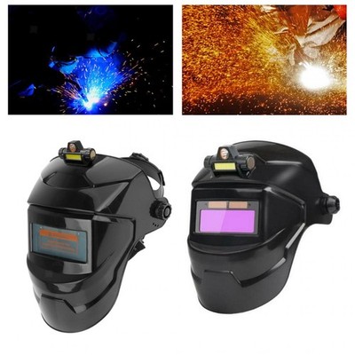 Large View True Color Auto Darkening Schweißmaske für Arc Weld Grind Cut