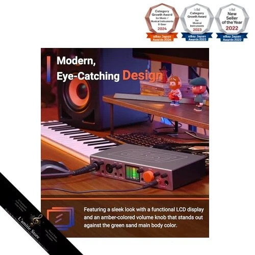 ESI Amber i4-24 bit/192 kHz compatible 4-in/4-out USB-C audio interfaceJapan - Image 4 of 4