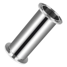 1.5 Inch Tri Clamp Sanitary Spool Tube 4 Inch Length Seamless Stainless Steel