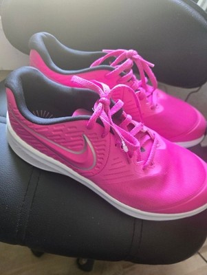 Nike Star Runner 2 (GS) Pink/Silver Low Top Sneakers Girls 6.5 Y