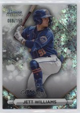 2023 Bowman Sterling Prospects Mini-Diamond Refractor 69/150 Jett Williams 0w3