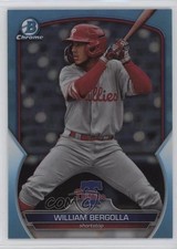 2023 Bowman Draft Chrome Sky Blue Refractor William Bergolla #BDC-64 0q1p
