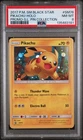 2017 POKEMON SM BLACK STAR PROMO #SM76 PIKACHU-HOLO PSA 8