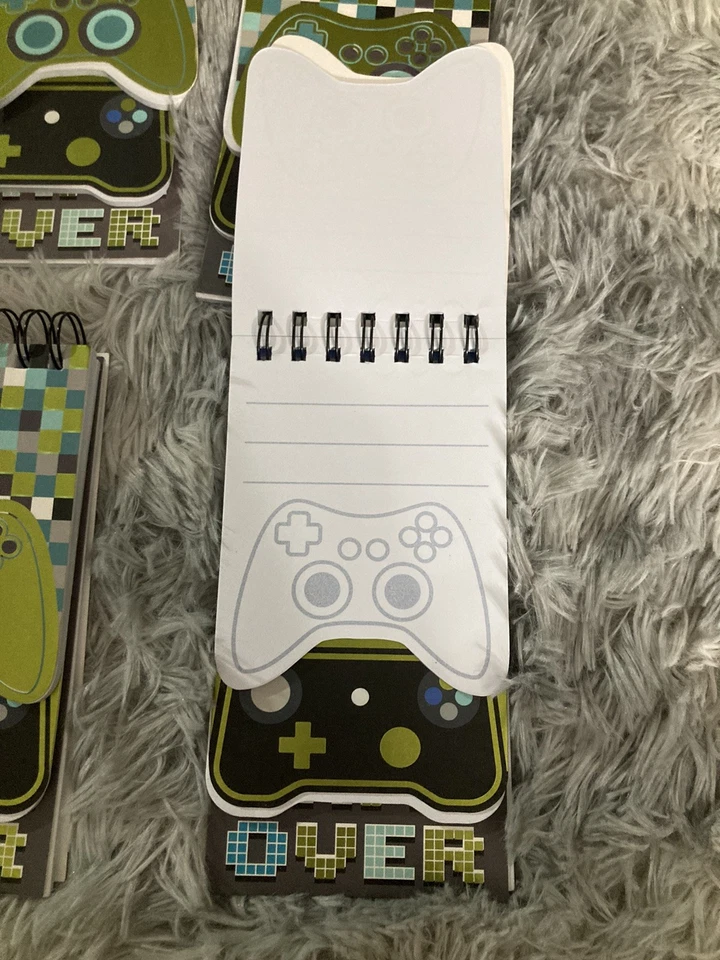Juego de 6 Cuadernos Temáticos Videojuegos NUEVO Fiesta Favor Gamer Foto 3 de 4