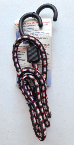 Highland 52" Bungee Cord X-Long Triple Strength Stretch Coated Steel Hooks 93052 - Picture 4 of 9